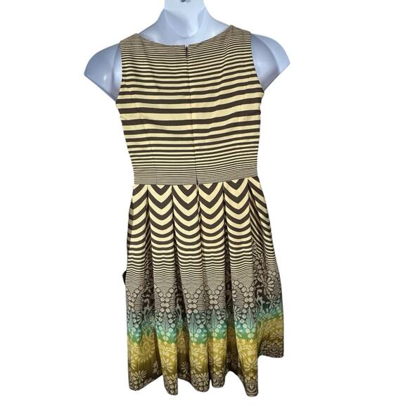 Anne Klein Striped Ombre Hem Belted Mini Dress Size 4 NWOT - Picture 8 of 12